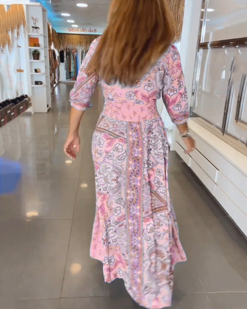 Louisa™ | V-Neck Summer Vacation Dress